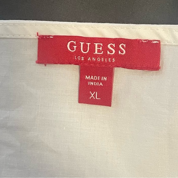 Flirty Guess XL Bustier Top with Boning & Fluffy Sleeves - Summer Essential - Picture 7 of 7